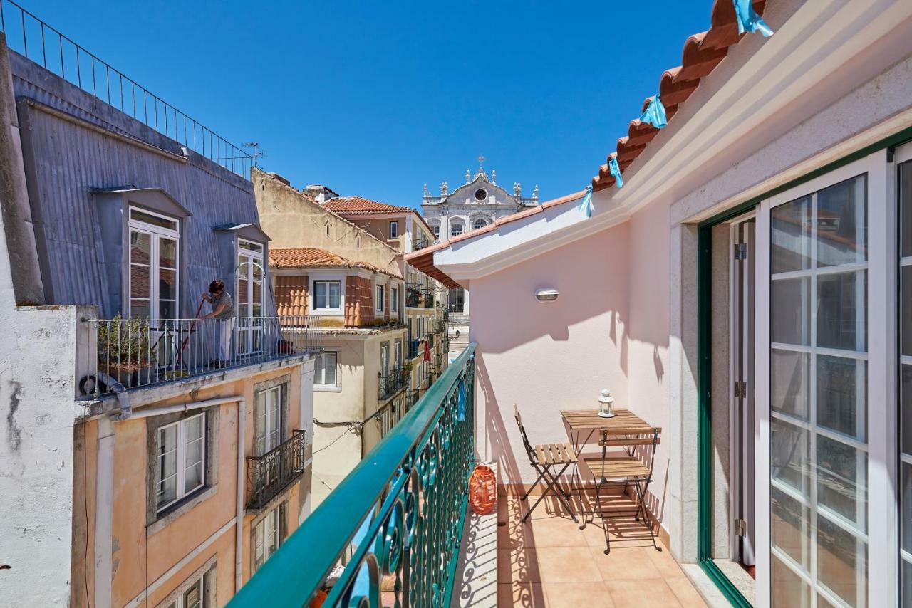 Cozy Apartment In Historic Center With Terrace Lisabona Exterior foto